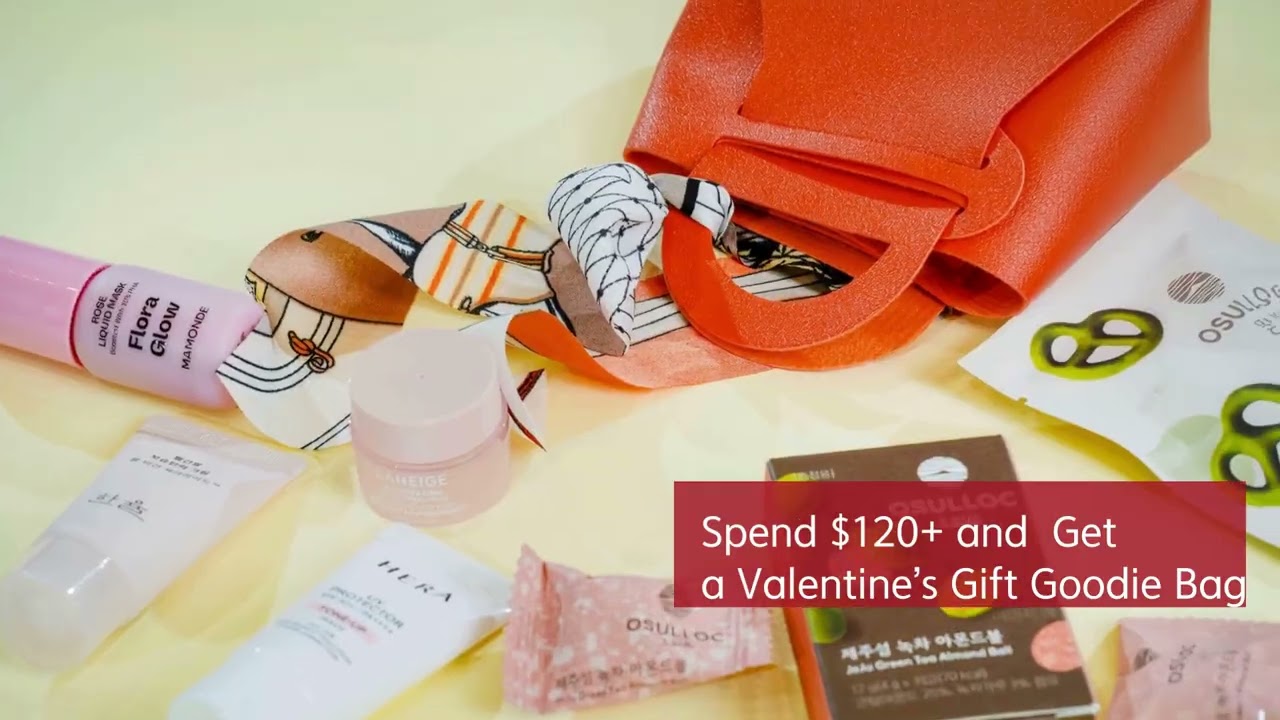 💞 $40 Value Valentine&rsquo;s Day Goodie Bag! Limited Edition Kit Unboxing #globalamoremall