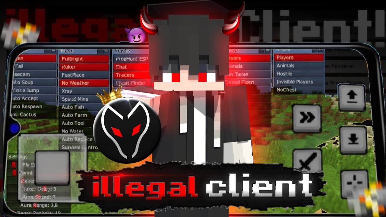 The MOST illegal Client for MCPE 1.26+/bedrock 