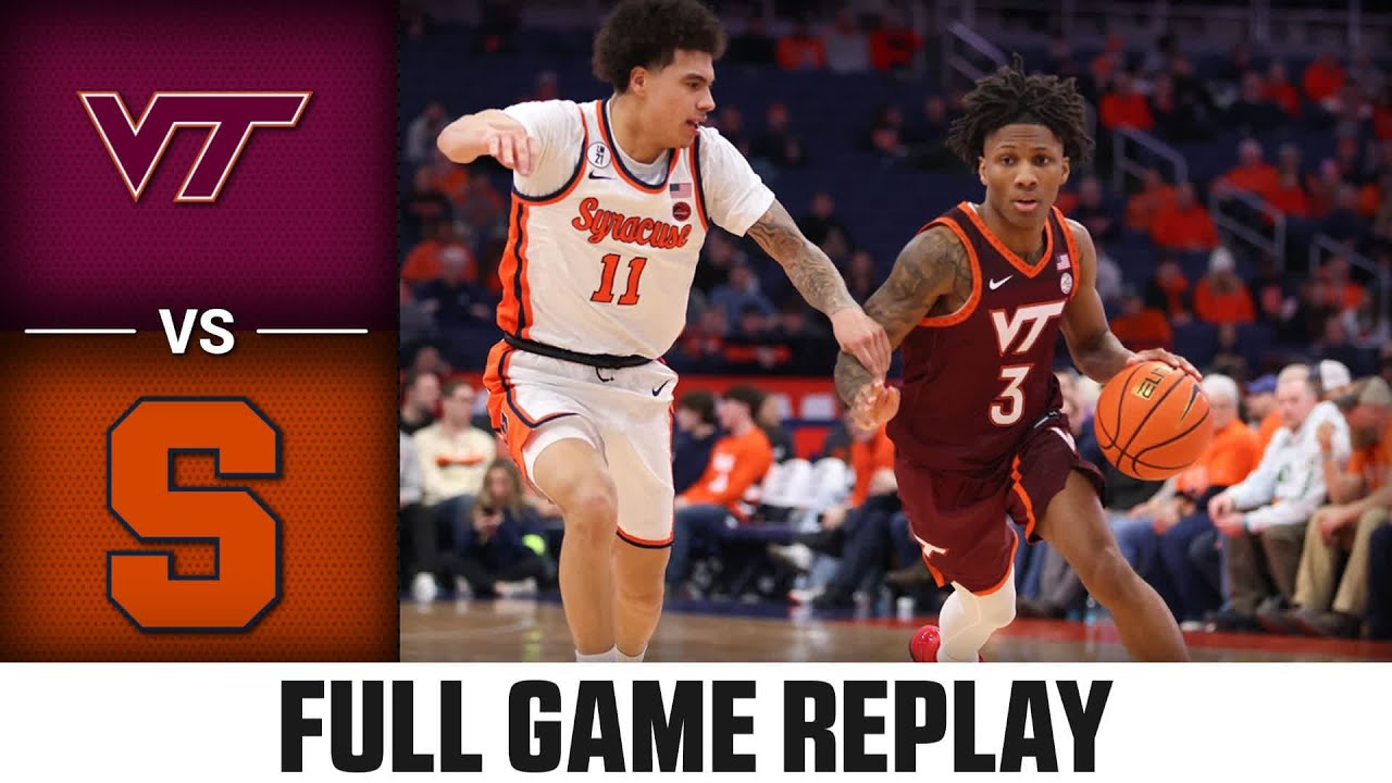 Virginia Tech vs. Syracuse Full Game Replay | 2025-26 ACC Men's Basketball