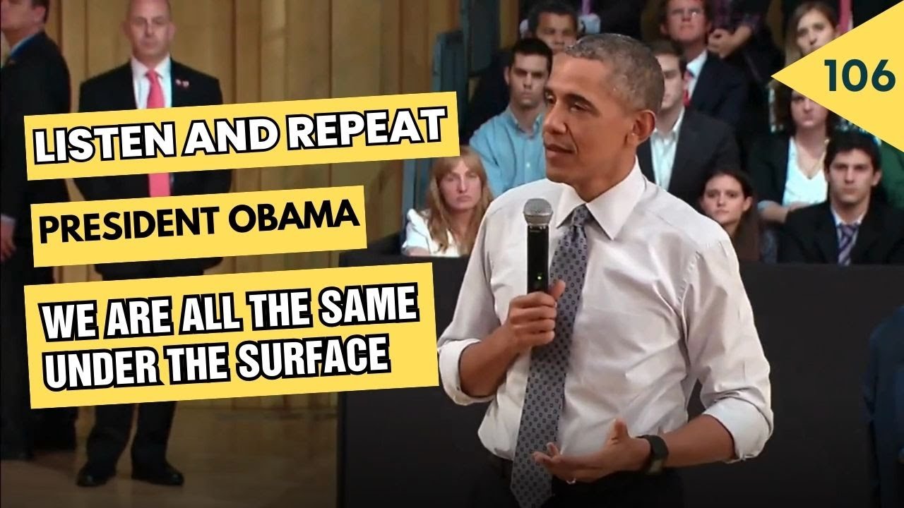 Изучайте английский язык с помощью речи президента Барака Обамы — метод «Слушай и повторяй».