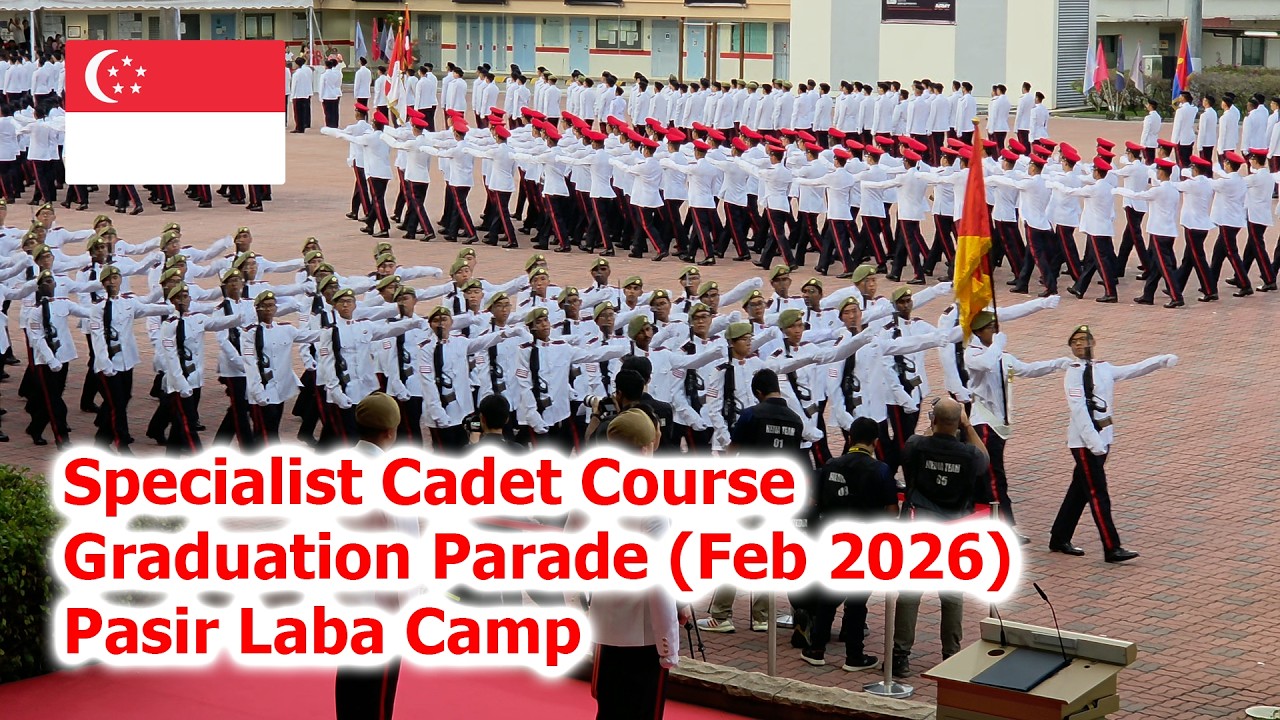 SAF Specialist Cadet Course Graduation Parade | Pasir Laba Camp | 20 Feb 2026