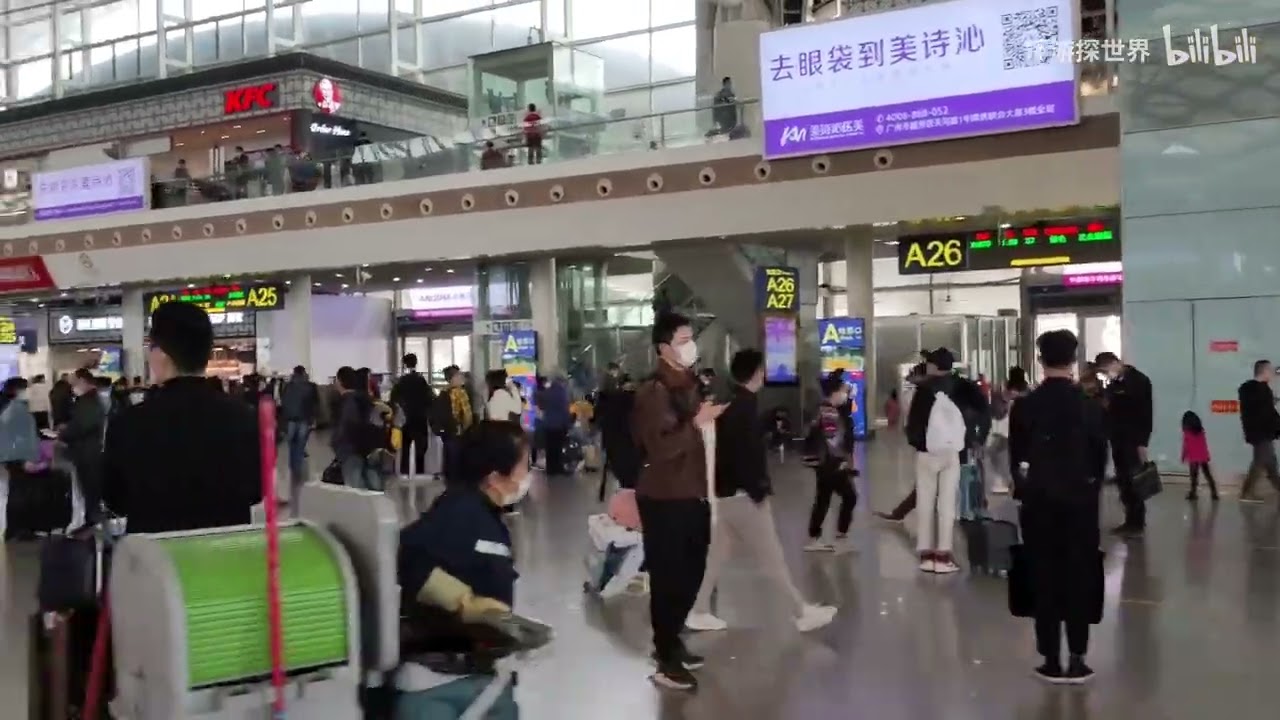 廣州南站實拍：1月28日中午12點30分，應急演練下的「高能現狀」，這場面太出人意料了！