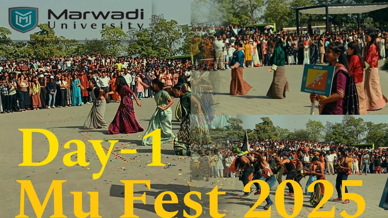 Marwadi University culture sine celebration | Celebration 2025 #marwadiuniversity #rajkot