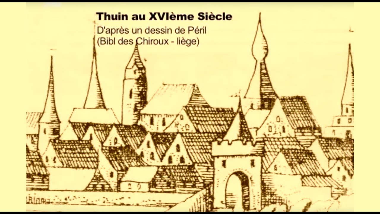 VISITE DE LA VILLE DE THUIN 4K