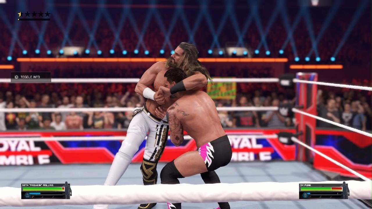 Seth Rollins Vs Cm Punk - Wwe World Heavyweight Championship Match - Wwe Royal Rumble