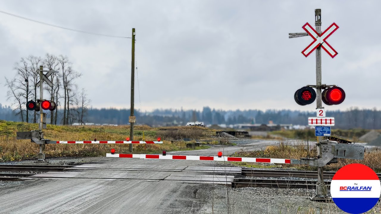 Railroad Crossing | Sanscorp Products Entrance, Maple Ridge, BC