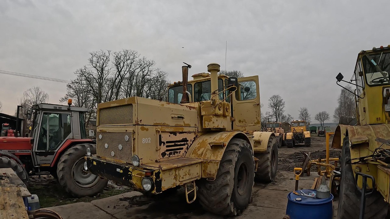KIROWIEC K701 WYCIĄGANIE TIRA ORAZ MAGNUMA WYMIANA HAMULCA SKRZYNI BIEGÓW