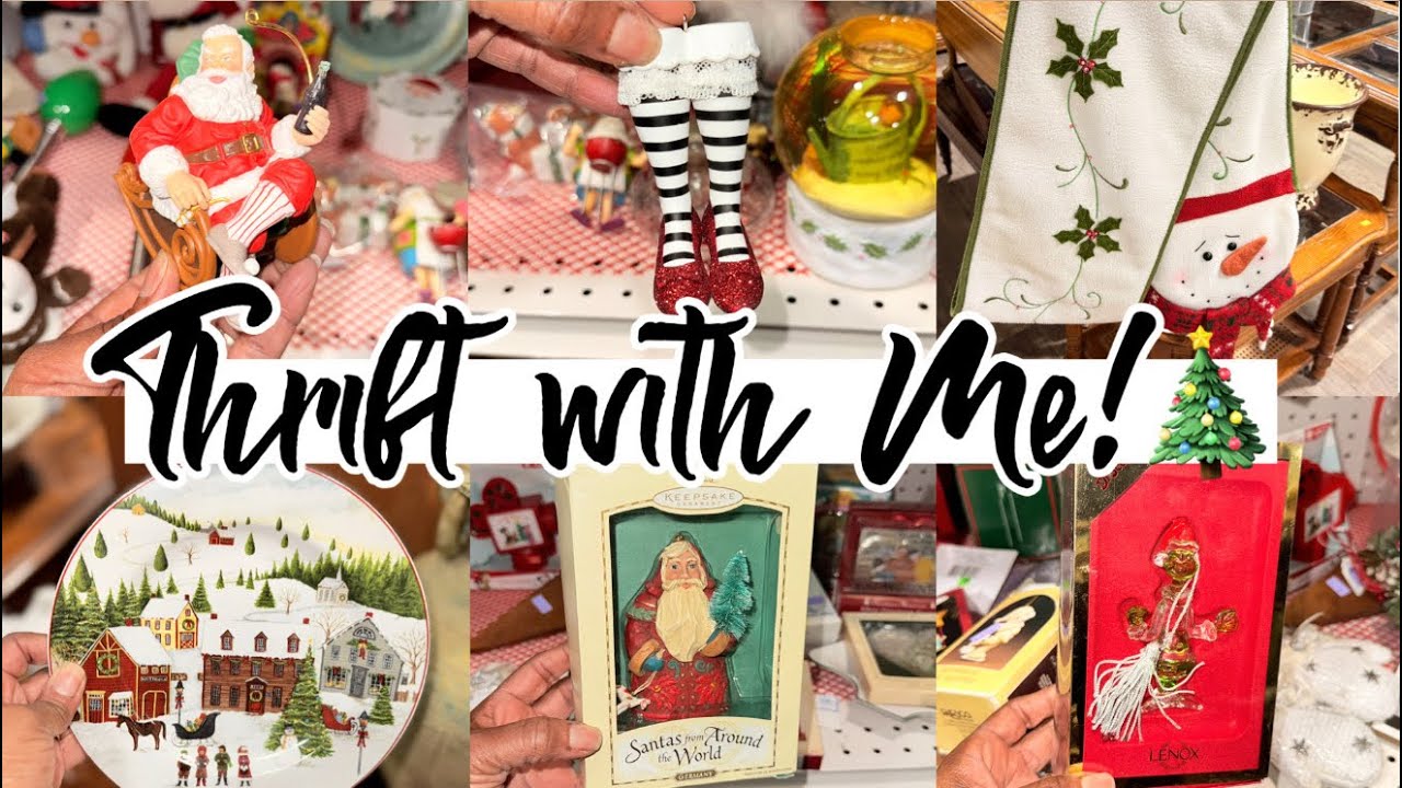 THRIFTING FOR TRADITIONAL CHRISTMAS 🎄 VINTAGE DECOR & RARE TREASURES