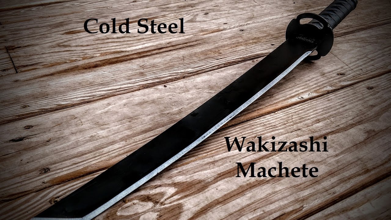 Cold steel tactical wakizashi machete