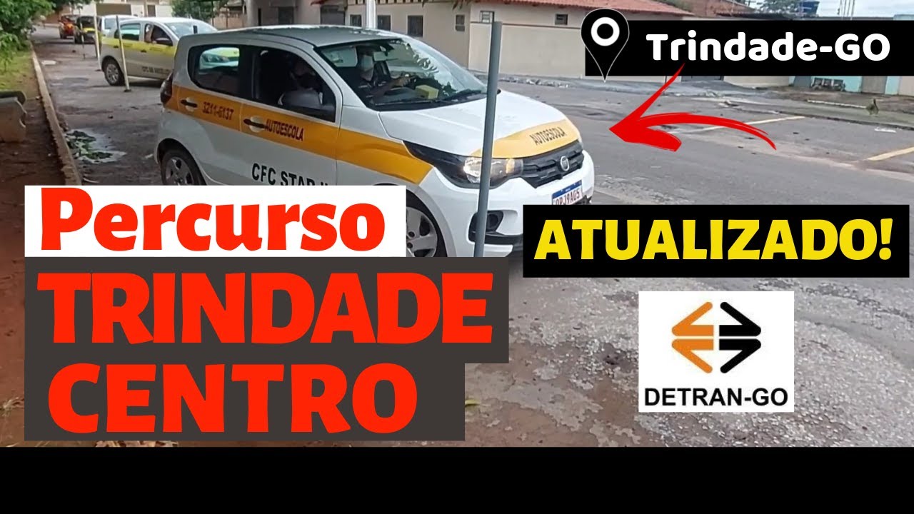 Percurso TRINDADE CENTRO - Prova de CARRO ( ATUALIZADO )