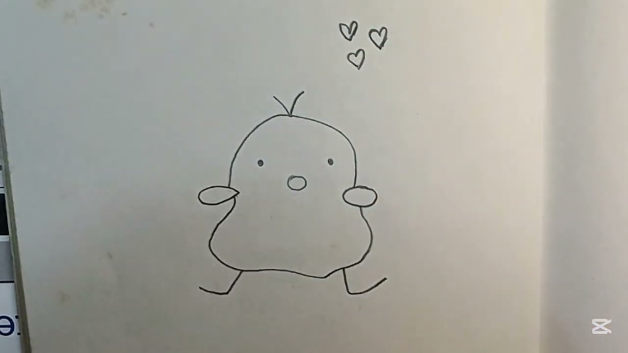 Just drawing a really easy bird