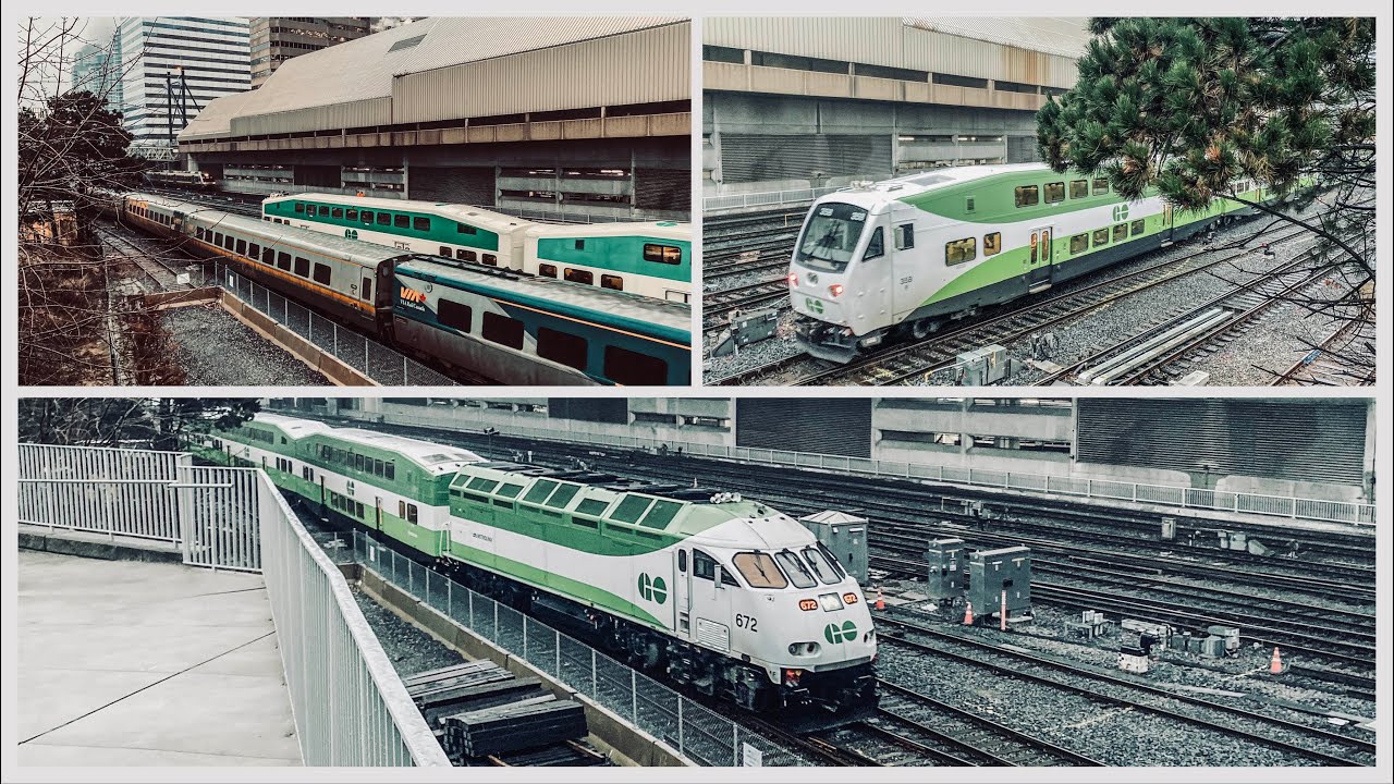 VIA ,GO Railfanning @ Toronto Union Station