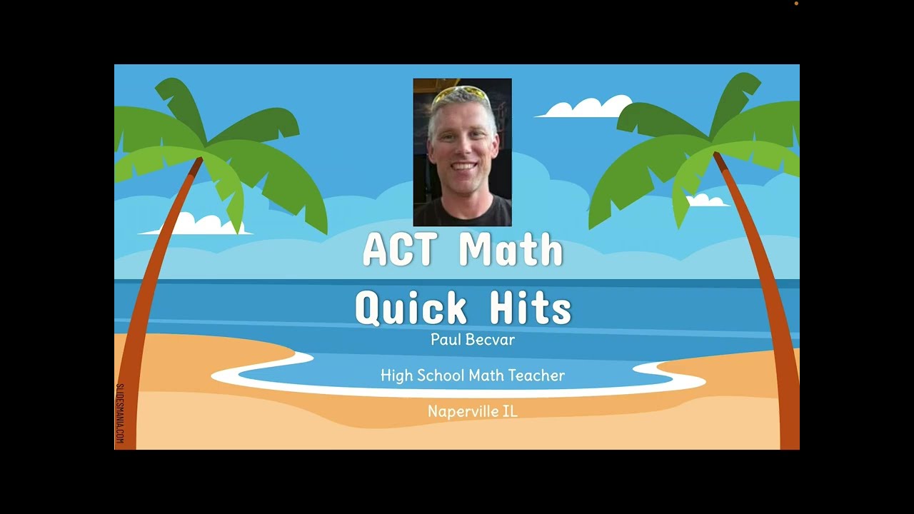 ACT Math Practice Test 2.35 (Slope)