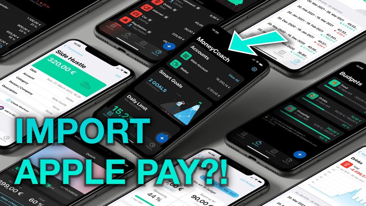 How To Import Apple Pay / Wallet Transactions To MoneyCoach - MoneyCoach App Guide