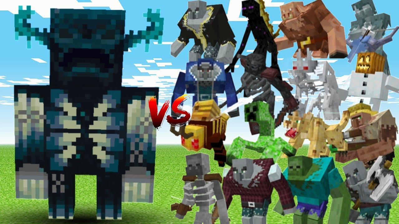 WARDEN KING vs ALL MUTANT MONSTER! MOB BATTLE 