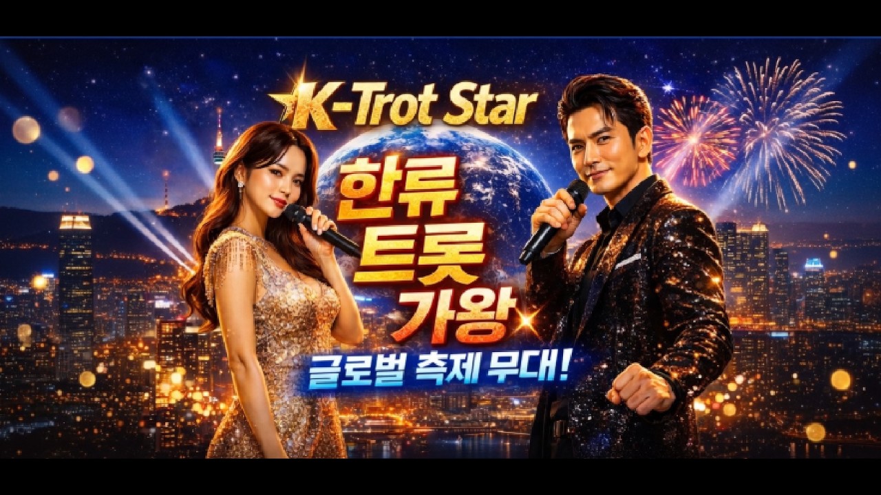🌟 K-Trot Star | 한류 트롯 가왕 – 글로벌 축제 무대 🎤