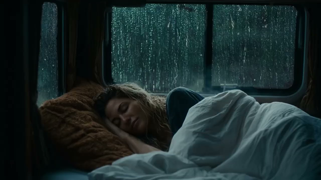 Cozy Car Rain Sounds for Sleep | Heavy Rain & Thunderstorm for Deep Relaxation and Stress Relief