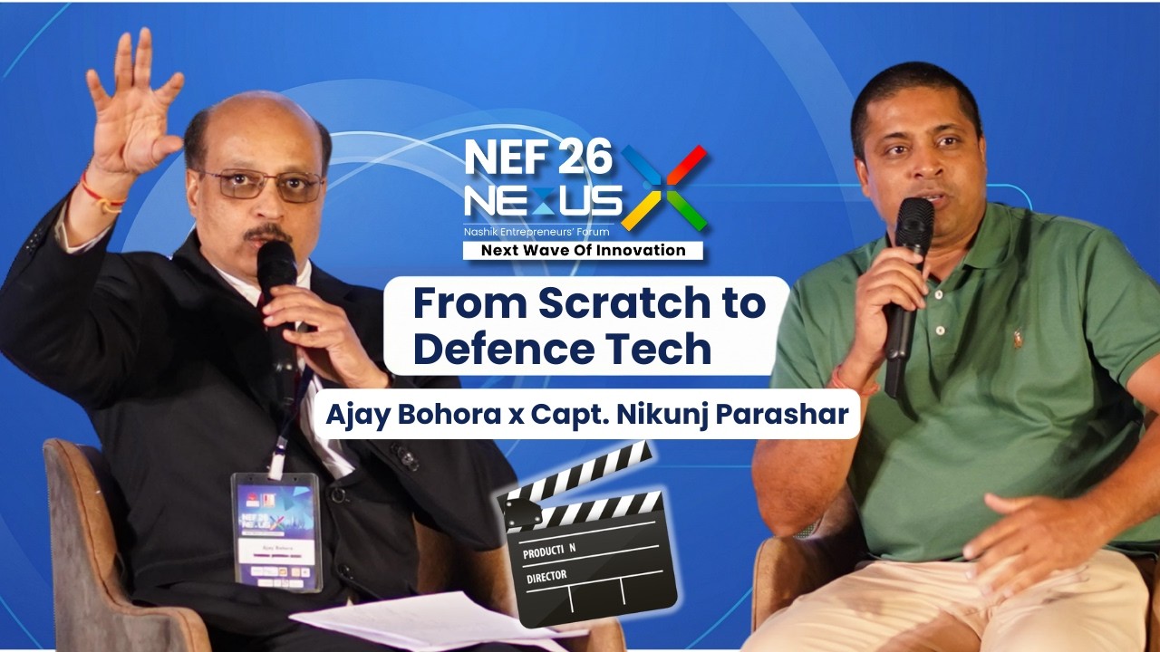 Inside India&rsquo;s Defence Startup Journey | Capt Nikunj Parashar with Ajay Bohora | NEF Nexus 26