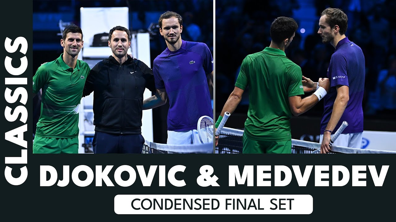 Daniil Medvedev vs Novak Djokovic Condensed Final Set 🥵 | Nitto ATP Finals 2022