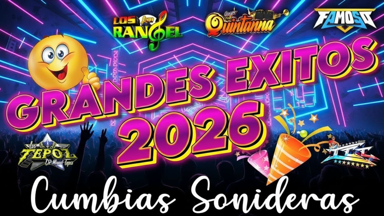 ⚡CUMBIAS SONIDERAS 2026🎊LO NUEVO DEL AÑO Y LOS MEJORES MIX PARA FIESTA💃BÁILALAS TODAS🕺