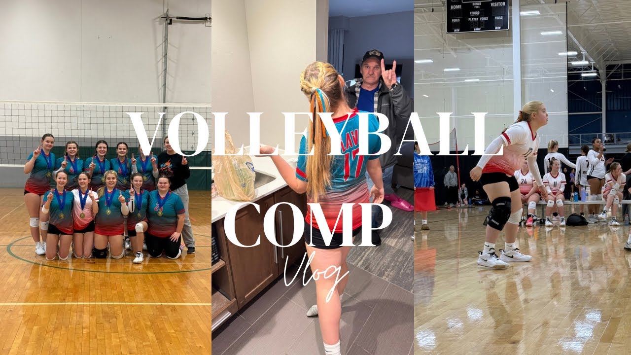 come to a VOLLEYBALL TOURNAMENT with us (traveling, hotels, grwm, food) VLOG