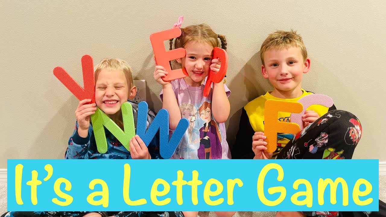 A B C Hunt and Race!!! Who finds the most letters? 