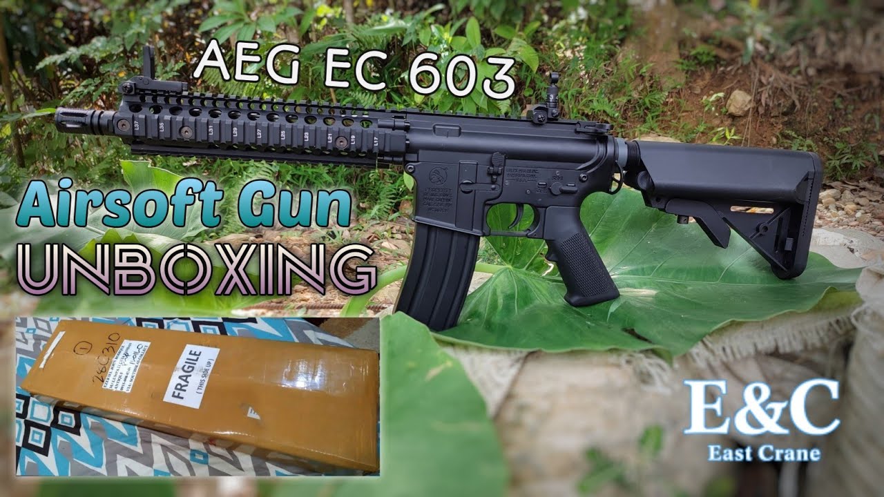 Unboxing my new Airsoft gun EC 603