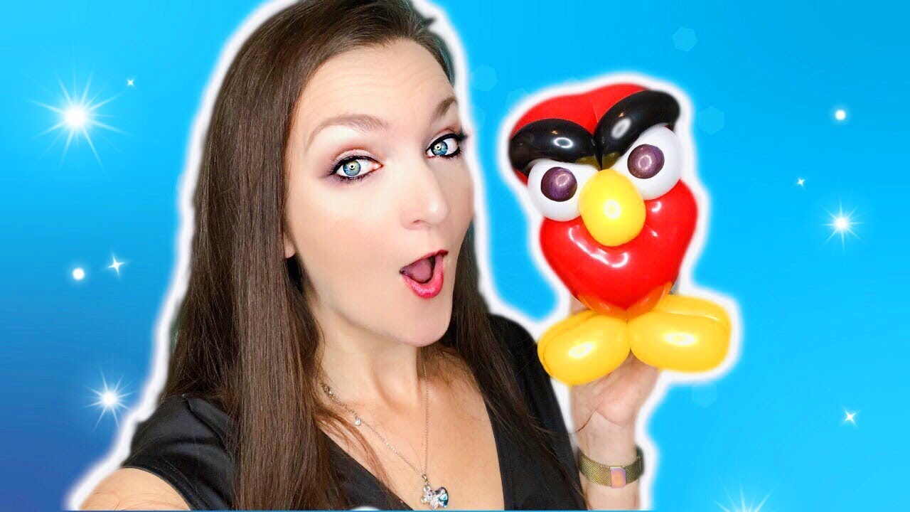 ANGRY BIRD Balloon Animal Tutorial