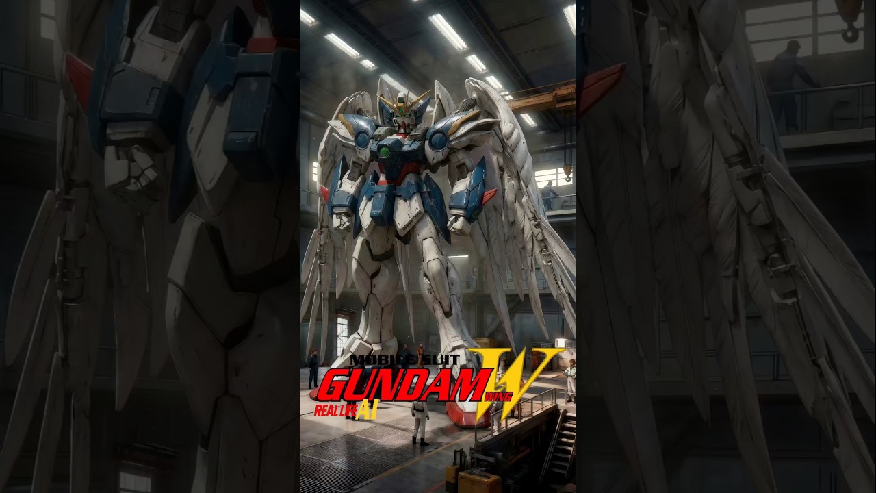 Real Life Gundam Wing AI Transformation! Main Hero & Gundam Reveal | Part 2 #gundam #ガンダム