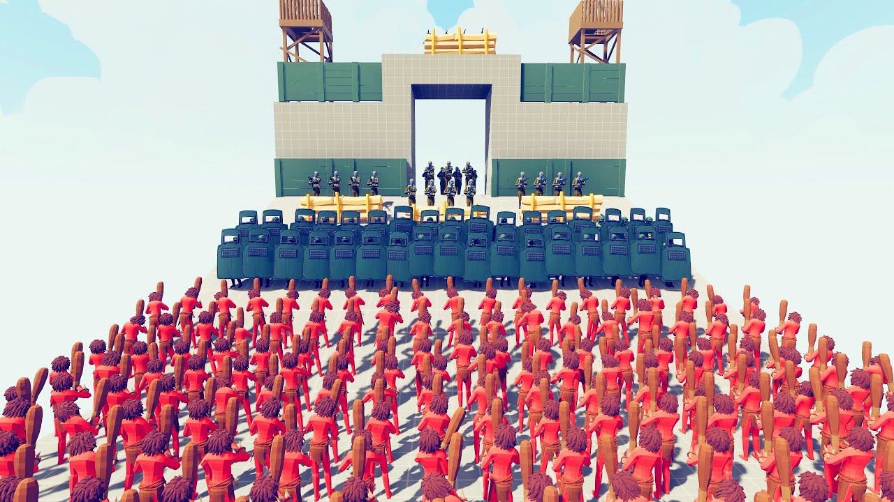 Army vs 100 Units - Totally Accurate Battle Simulator TABS