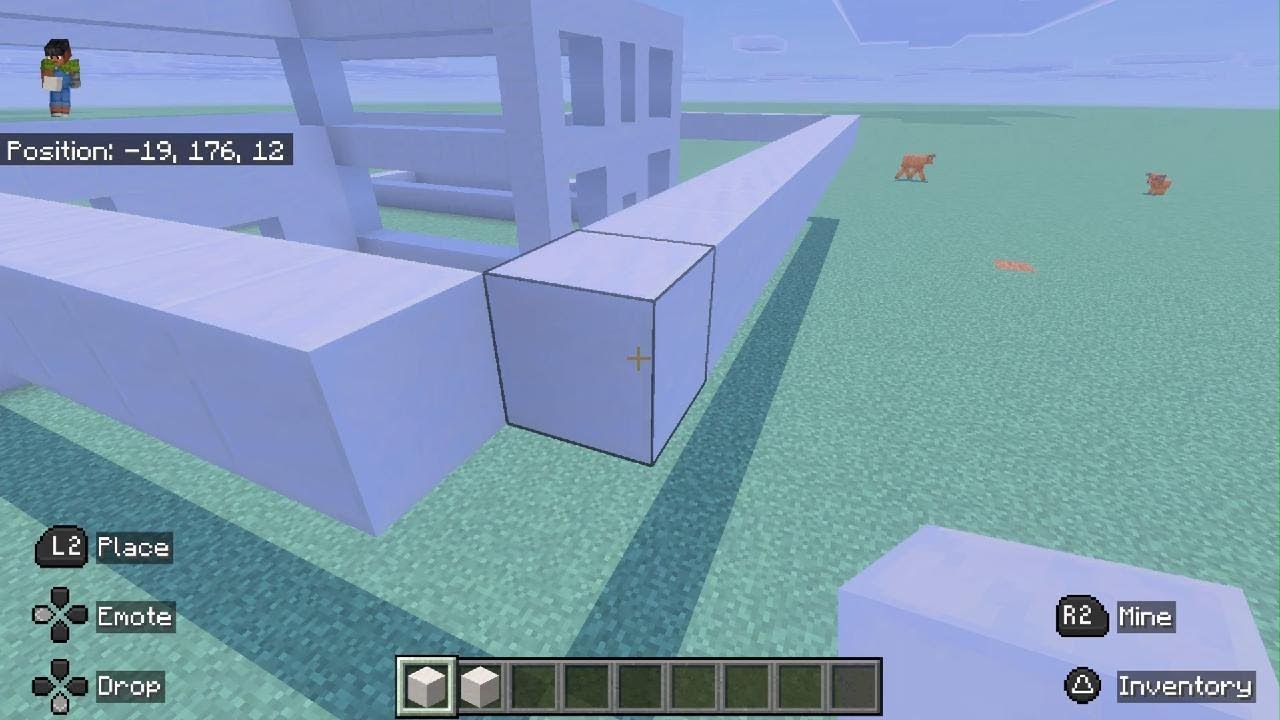My first mansion in Minecraft Ps5 part 1