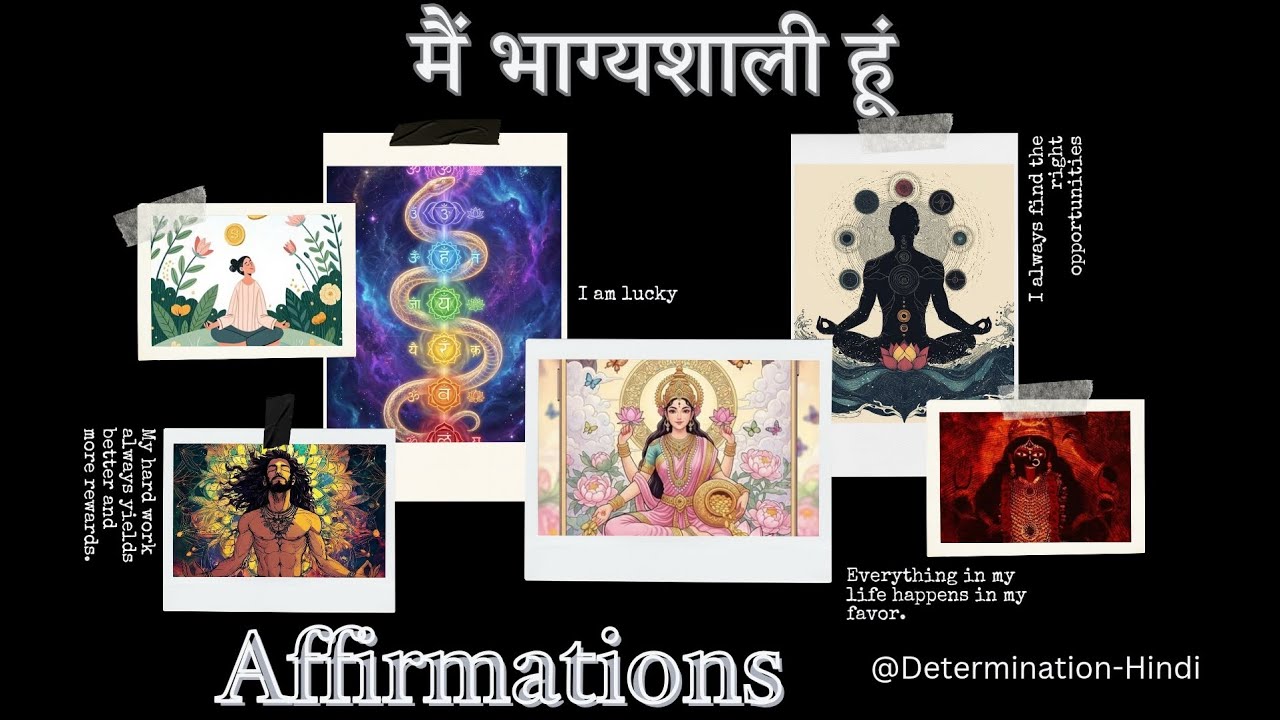 I am lucky मैं भाग्यशाली हूं Solo Deep Affirmation 21 days practice.