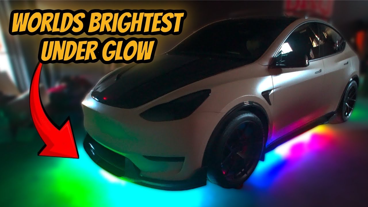 BEST UNDERGLOW FOR TESLA MODEL Y!!!