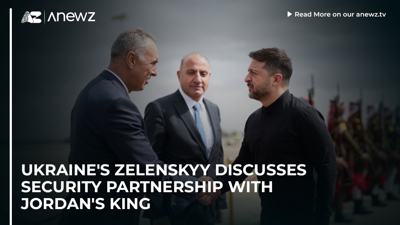 Ukraine's Zelenskyy discusses security partnership with Jordan's king