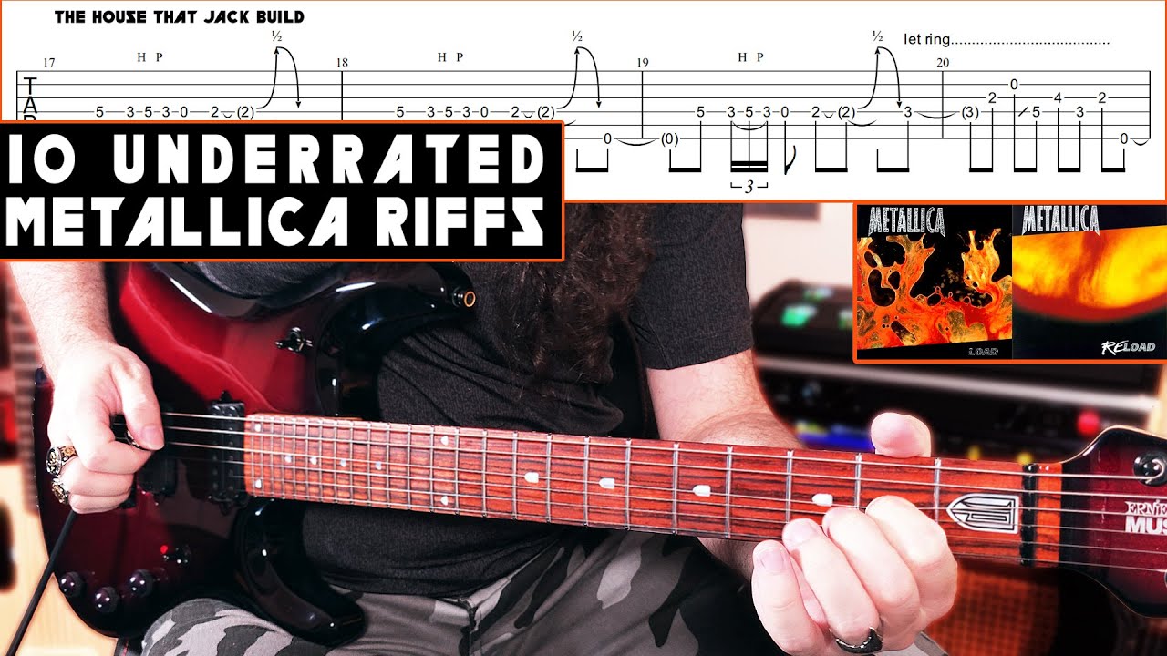 10 Underrated Metallica Riffs from Load & Reload | With Tabs