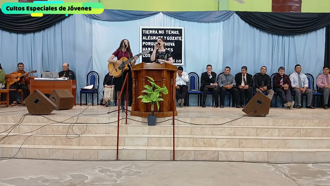 Hna Marcela y Gylari - ICCE - B&deg; S. Antonio (Charata Chaco) - Culto especial de Jovenes🎶