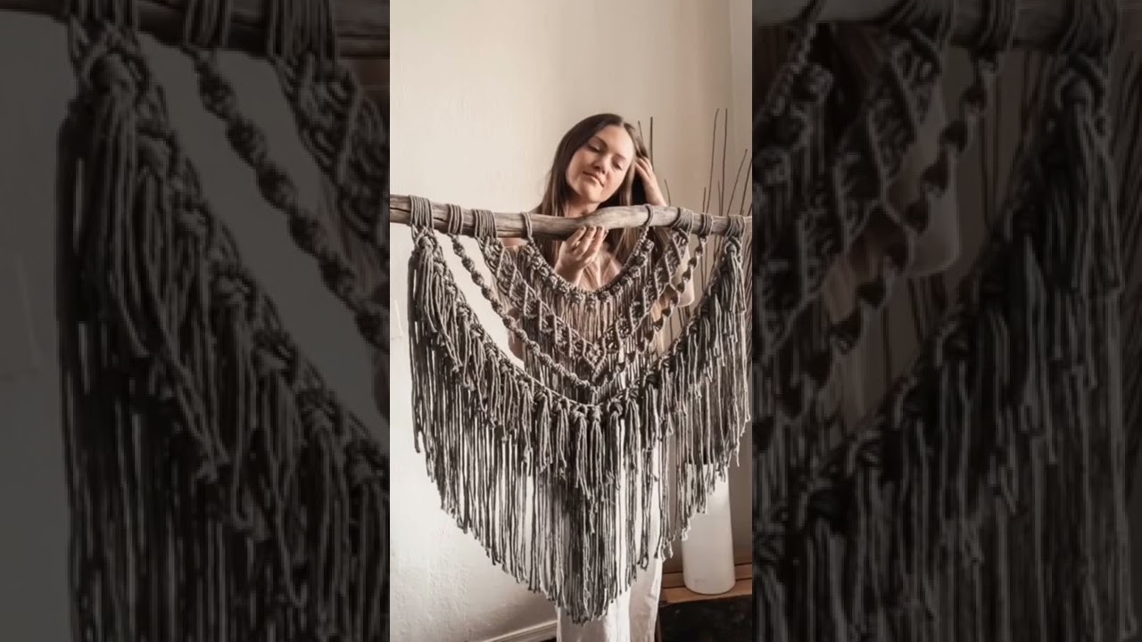 Custom Modern Macrame Wall Hanging, Boho Home Decor