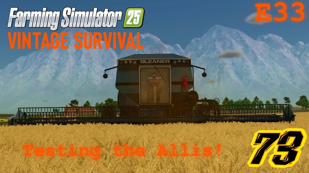 Тестирование Allis и нового оборудования! - Oak City Vintage Survival FS25 E33