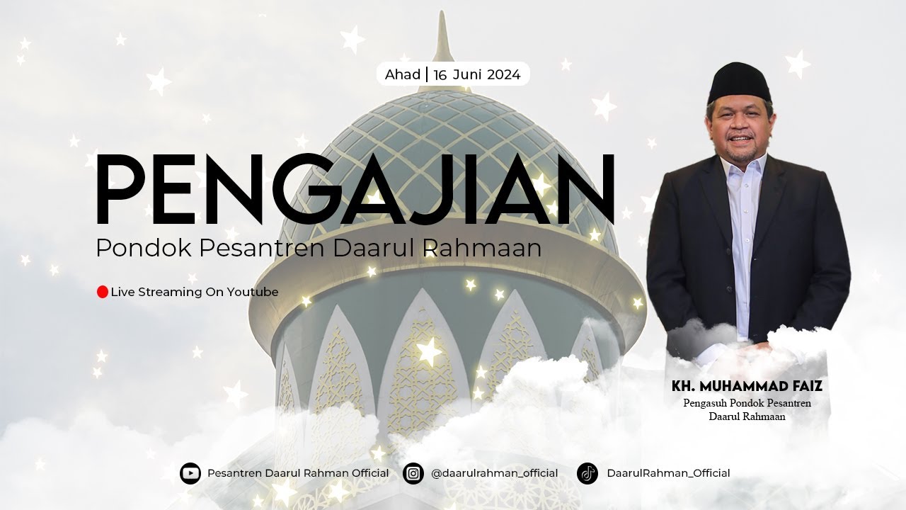 LIVE ! Pengajian Pagi Bersama Gus Faiz SM ( 1 Juli 2025 )