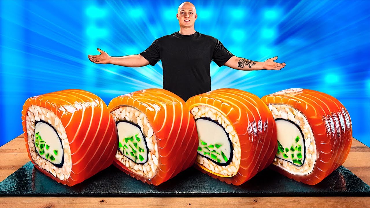 I Made a Giant 350-Pound Gummy Sushi-Roll