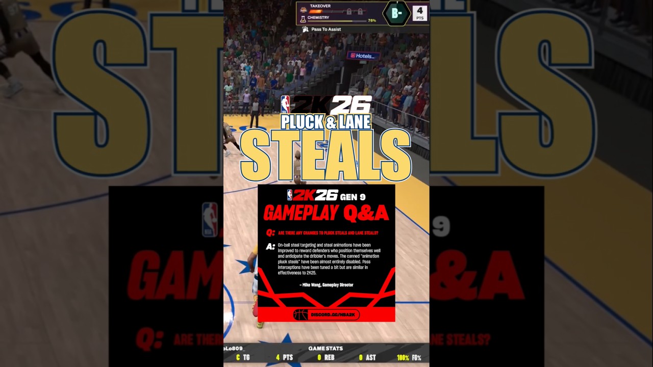 HOW TO GET PLUCK AND LANE STEALS ON NBA 2K26