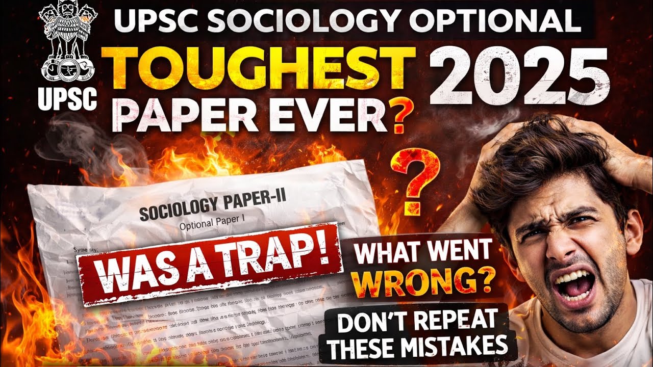 Struggled in Sociology Paper 2 2025? 😳 Full Analysis + Preparation Strategy Revealed