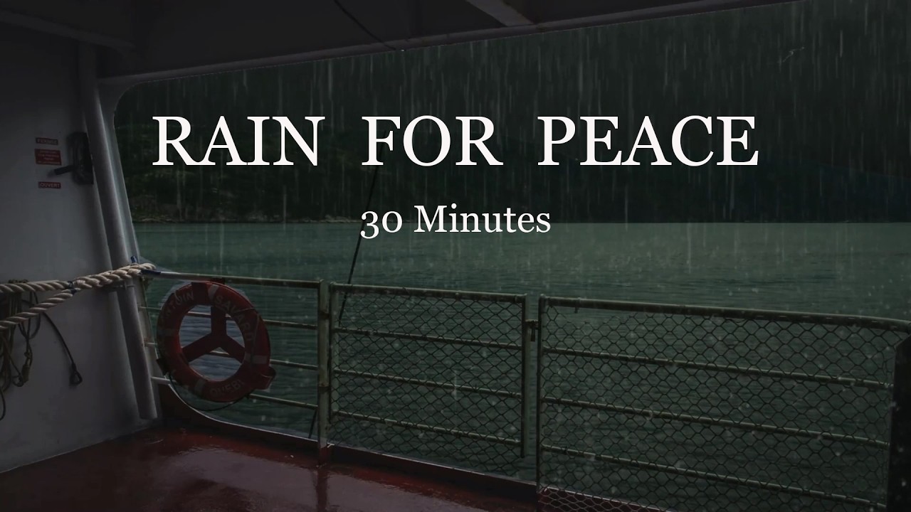 Overthinking Tonight? This Gentle Rain Will Calm You 🌙 | 30 Min Rain Sound
