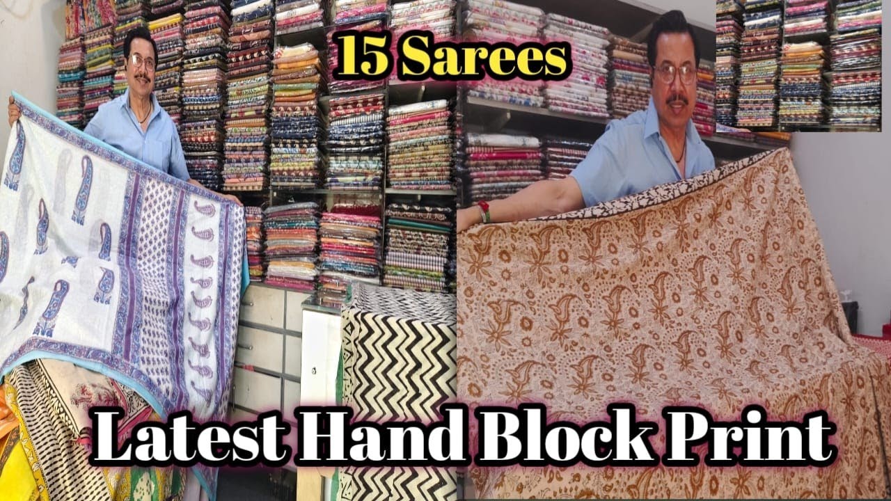 Hand Block Print Organic Colour Latest 15 Design 