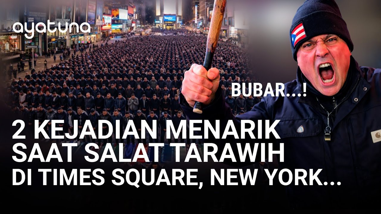 MUSLIM PROTES TARAWIH DI TEMPAT UMUM MENGANGGU TAPI WARGA MALAH PADA LOGIN