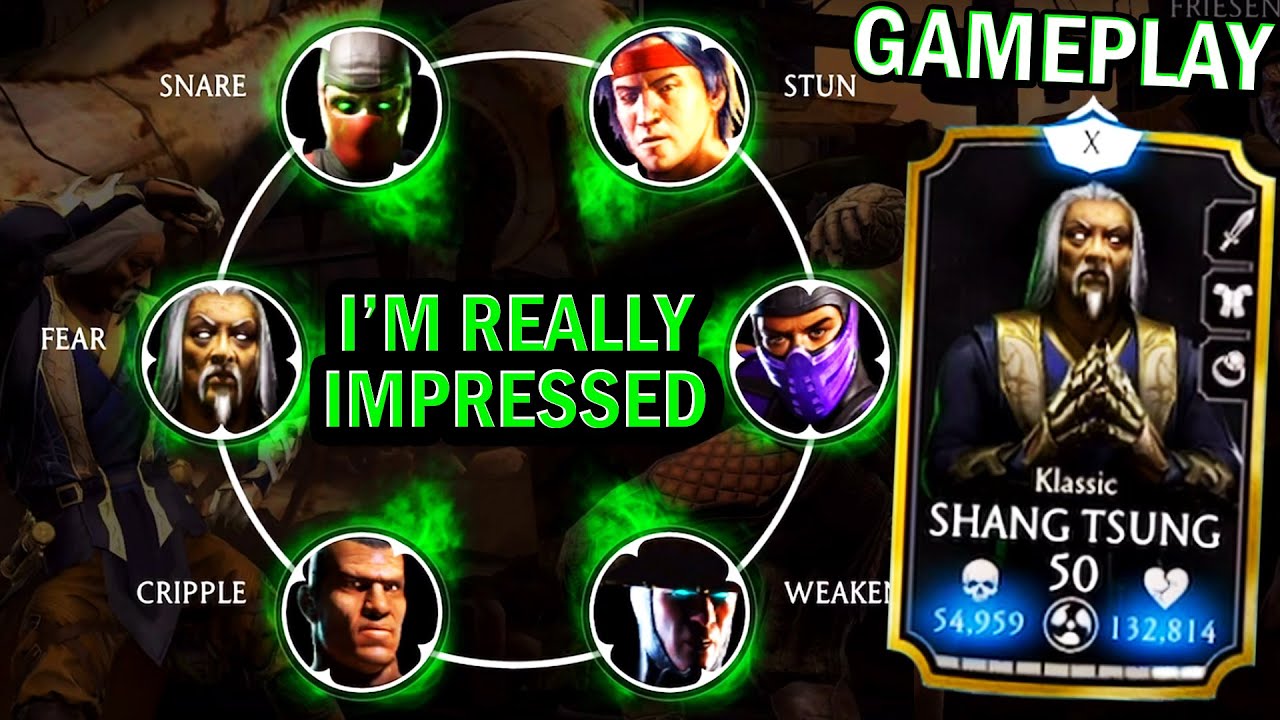 MK Mobile. My Klassic Shang Tsung Gameplay. I Am Actually Impressed! Should You Buy Him?
