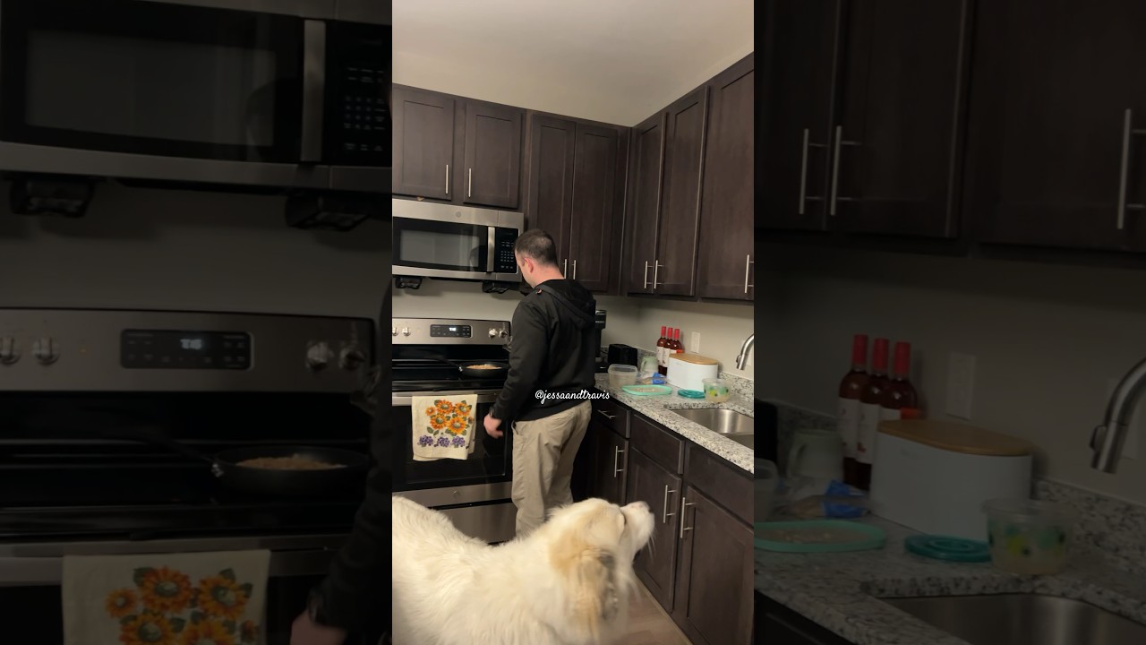Husband is making dinner #filamcouple #pinaysaamerika #pinayinamerika