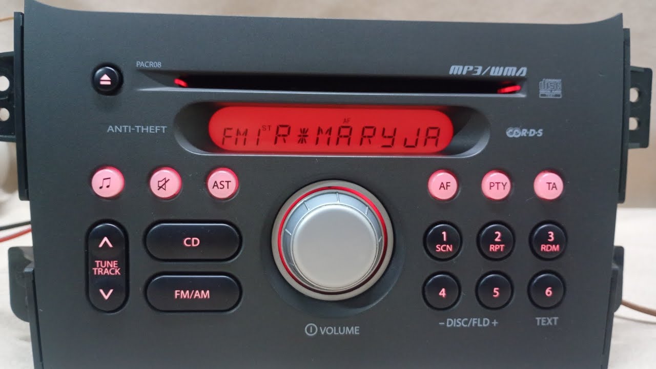 Suzuki Splash Opel Agila B CD MP3 Fabryczne Radio Samochodowe Prezentacja Car Audio Test 