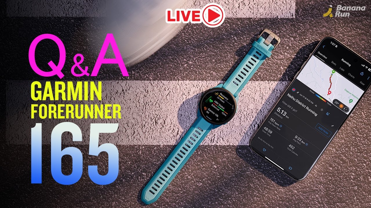Вопросы и ответы в прямом эфире «Garmin Forerunner 165»