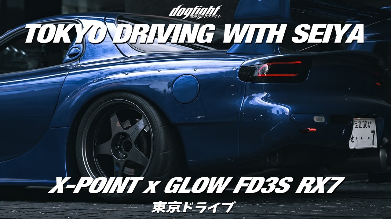 Driving Around Tokyo With Seiya - X-Point x GLOW FD3S RX7